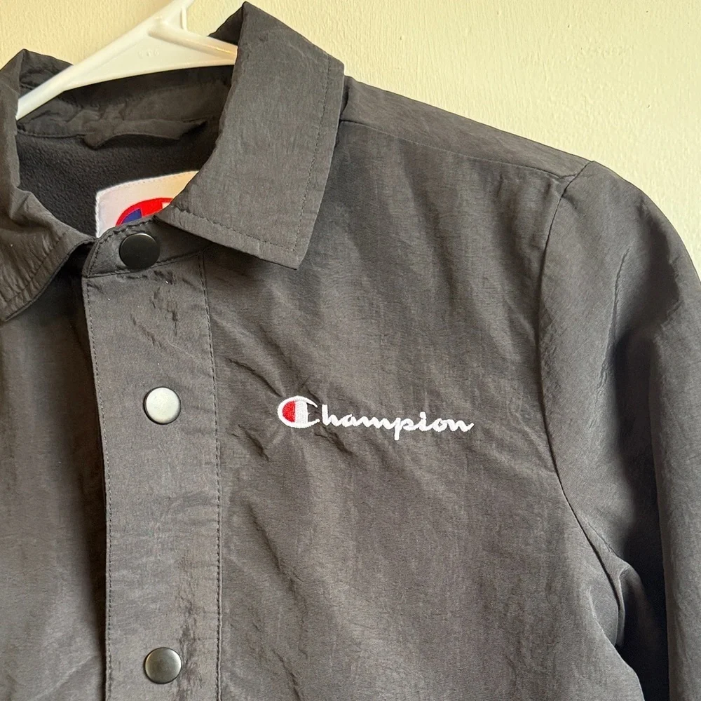 Champion boys Black Lightweight Jacket fleece